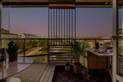 Balkong eller utsiktsbild