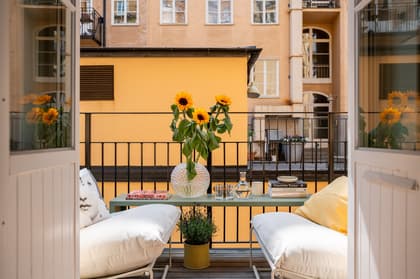 Balkong eller utsiktsbild