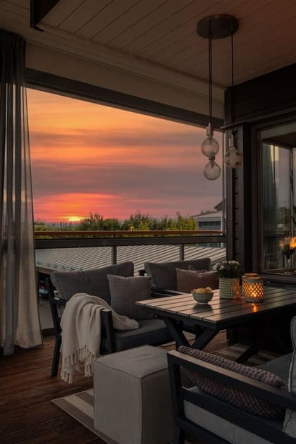 Balkong eller utsiktsbild