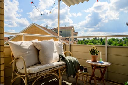 Balkong eller utsiktsbild