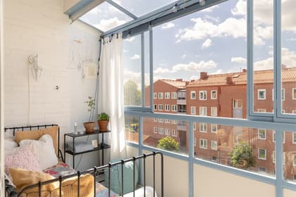 Balkong eller utsiktsbild