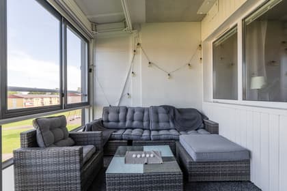 Balkong eller utsiktsbild