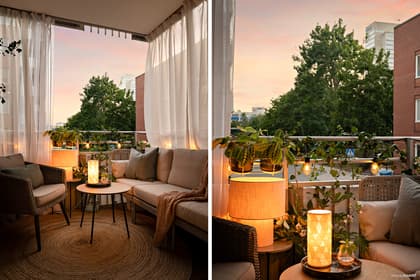 Balkong eller utsiktsbild