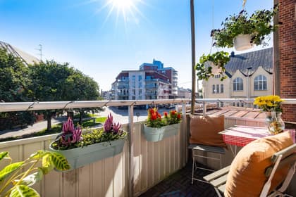 Balkong eller utsiktsbild