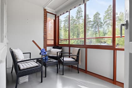 Balkong eller utsiktsbild