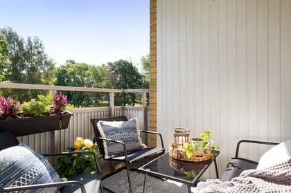 Balkong eller utsiktsbild