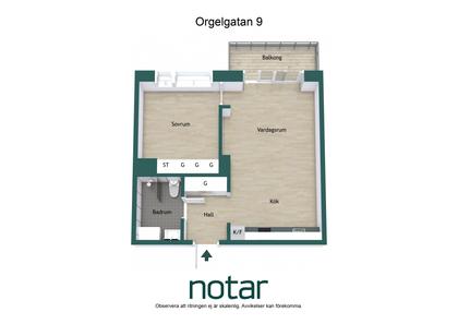 Orgelgatan 9, Kapellgärdet
