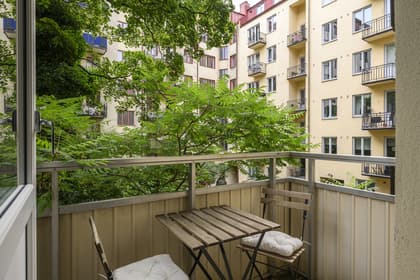 Balkong eller utsiktsbild