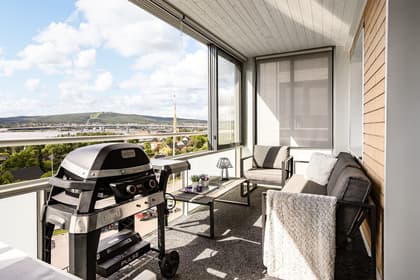 Balkong eller utsiktsbild