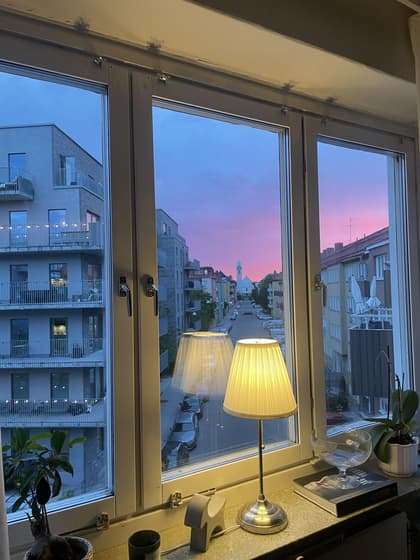 Balkong eller utsiktsbild