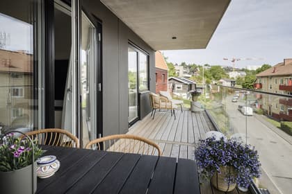 Balkong eller utsiktsbild