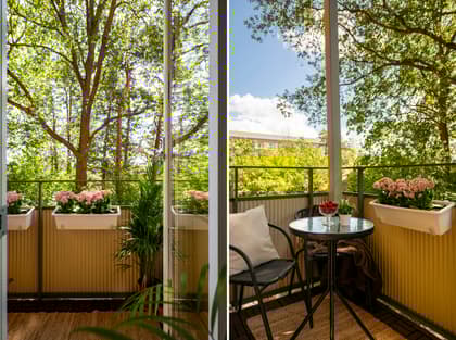 Balkong eller utsiktsbild