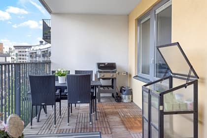 Balkong eller utsiktsbild