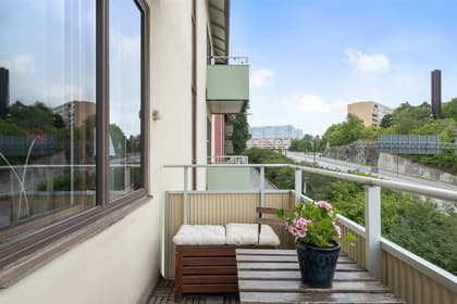 Balkong eller utsiktsbild