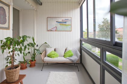 Balkong eller utsiktsbild