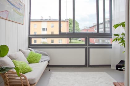 Balkong eller utsiktsbild