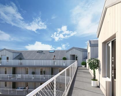 Balkong eller utsiktsbild