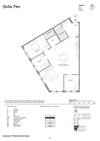Illustrerad karta över fastigheten eller området