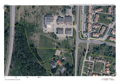 Illustrerad karta över fastigheten eller området