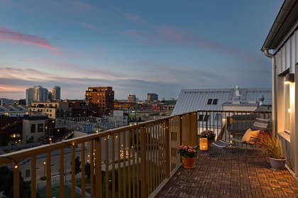 Balkong eller utsiktsbild