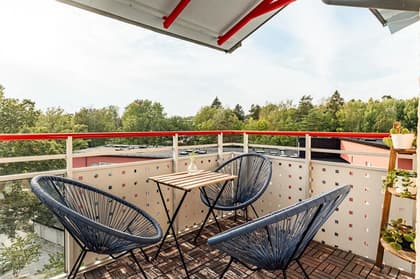 Balkong eller utsiktsbild