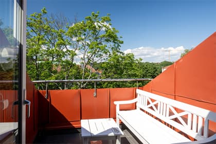 Balkong eller utsiktsbild