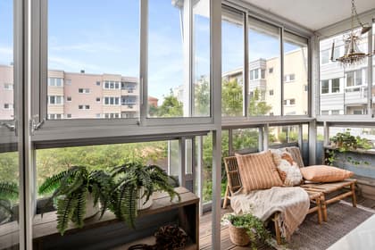 Balkong eller utsiktsbild