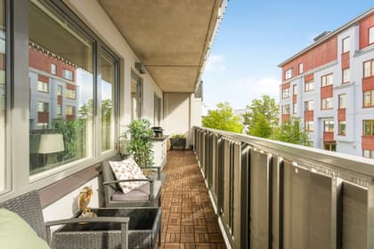 Balkong eller utsiktsbild