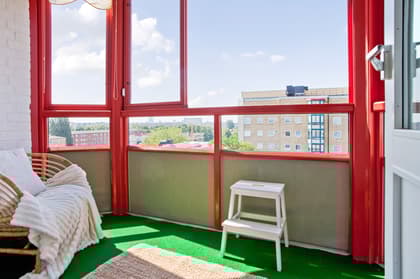 Balkong eller utsiktsbild