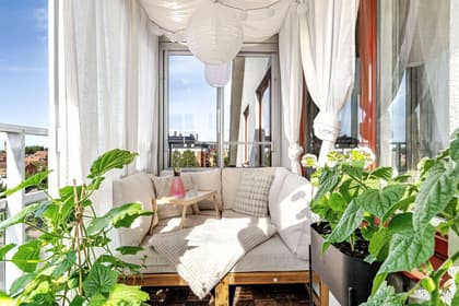 Balkong eller utsiktsbild