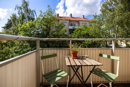 Balkong eller utsiktsbild