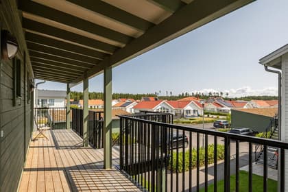 Balkong eller utsiktsbild