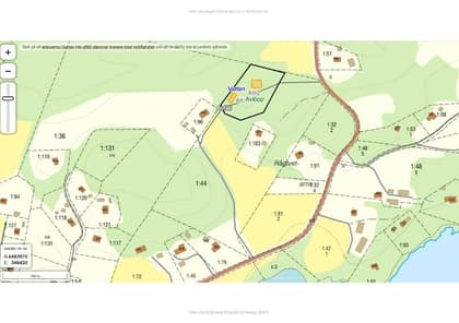 Illustrerad karta över fastigheten eller området