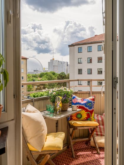 Balkong eller utsiktsbild