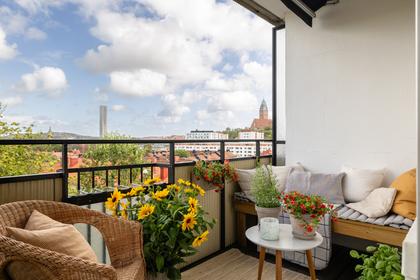 Balkong eller utsiktsbild