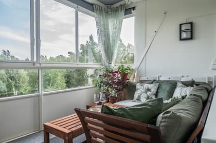 Balkong eller utsiktsbild