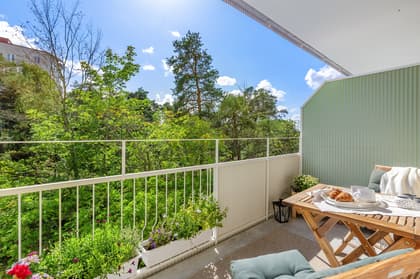 Balkong eller utsiktsbild