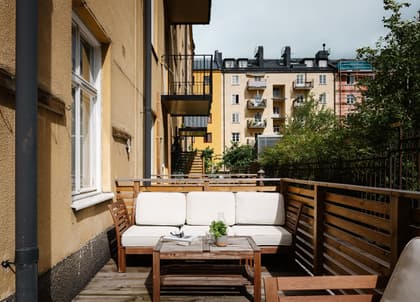 Balkong eller utsiktsbild