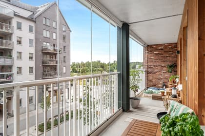 Balkong eller utsiktsbild