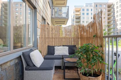 Balkong eller utsiktsbild