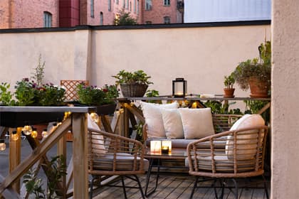 Balkong eller utsiktsbild