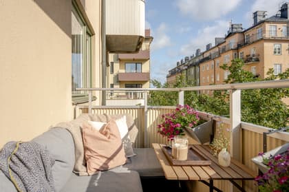 Balkong eller utsiktsbild