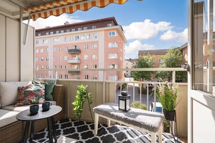 Balkong eller utsiktsbild