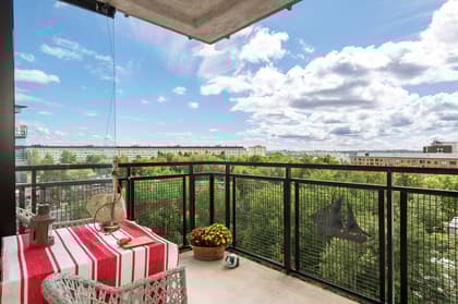 Balkong eller utsiktsbild