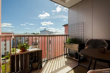 Balkong eller utsiktsbild