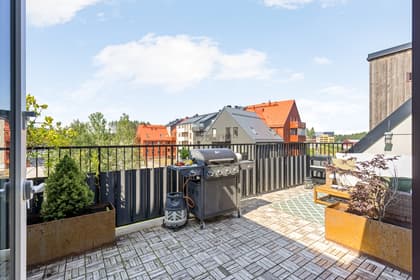 Balkong eller utsiktsbild