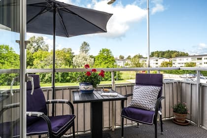 Balkong eller utsiktsbild