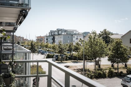 Balkong eller utsiktsbild