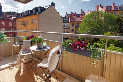 Balkong eller utsiktsbild