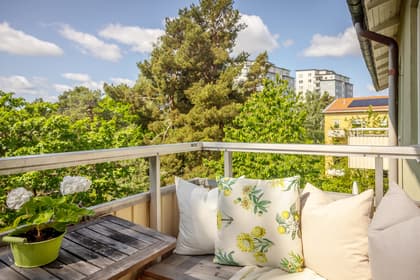 Balkong eller utsiktsbild